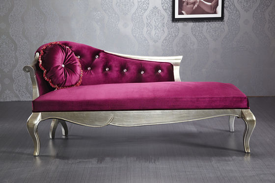 Lo stile italiano Chaise Lounge Solid Wood Hand di lusso ha scolpito le chaise 1865*820*840mm
