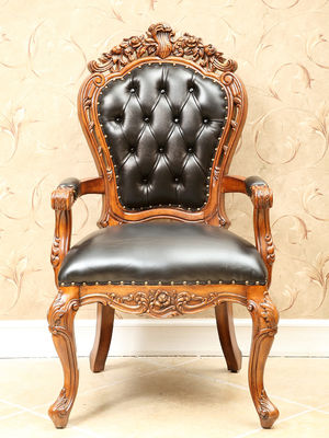 SGS Antique Wooden Throne Chair Wood Carved High Back Throne Chairs