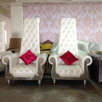 parte posteriore Sofa Wedding Beauty Salon Furniture di re Royal Throne Chair di 80*75*182cm alta