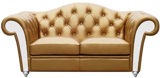Stanza di cuoio di lusso leggera moderna grigia di Sofa Comfortable Soft For Living del Recliner dello SGS
