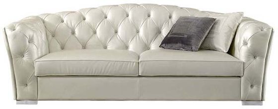 Stanza di cuoio di lusso leggera moderna grigia di Sofa Comfortable Soft For Living del Recliner dello SGS