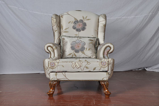 Poltrona classica blu elegante