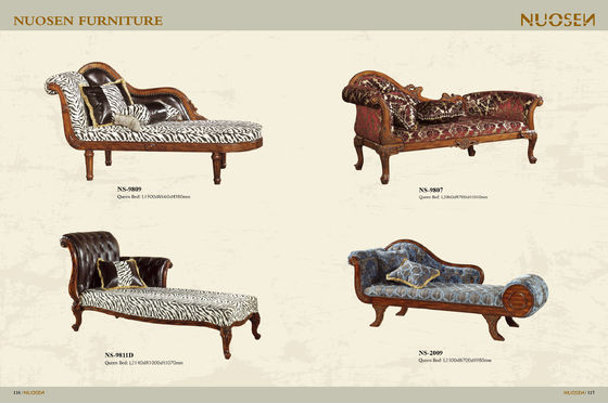 Caffè Chaise Lounge Sofa Chair trapuntata di cuoio moderna di lusso europea