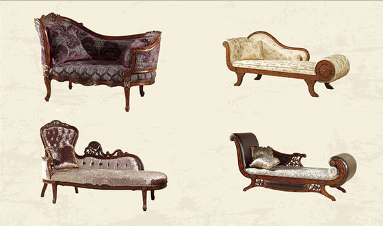 Caffè Chaise Lounge Sofa Chair trapuntata di cuoio moderna di lusso europea