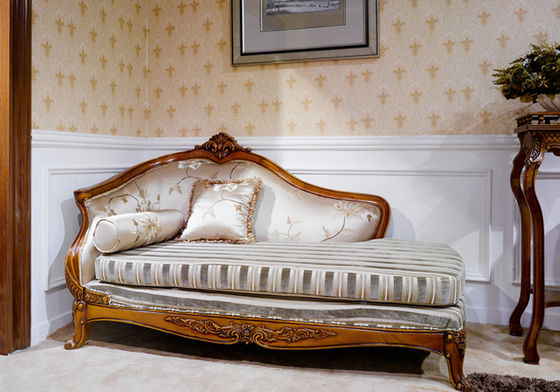 Caffè Chaise Lounge Sofa Chair trapuntata di cuoio moderna di lusso europea