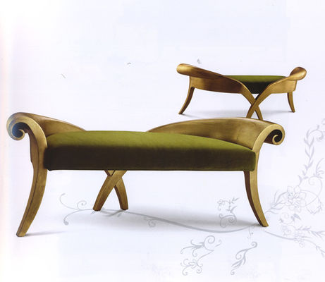 Lo stile italiano Chaise Lounge Solid Wood Hand di lusso ha scolpito le chaise 1865*820*840mm