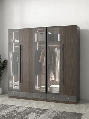 gabinetto di legno del portello scorrevole del cassetto del pannello del guardaroba semplice moderno rurale cinque stelle dell'hotel