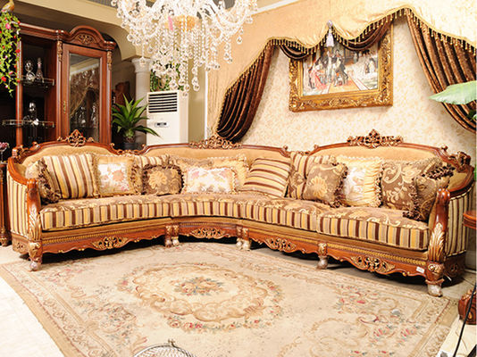 Sofà d'angolo francese di 4 Seater