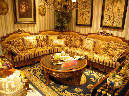 Sofà d'angolo francese di 4 Seater