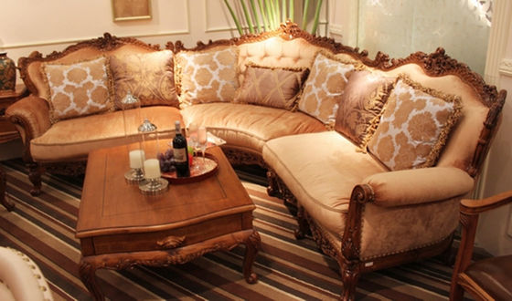 Sofà d'angolo francese di 4 Seater