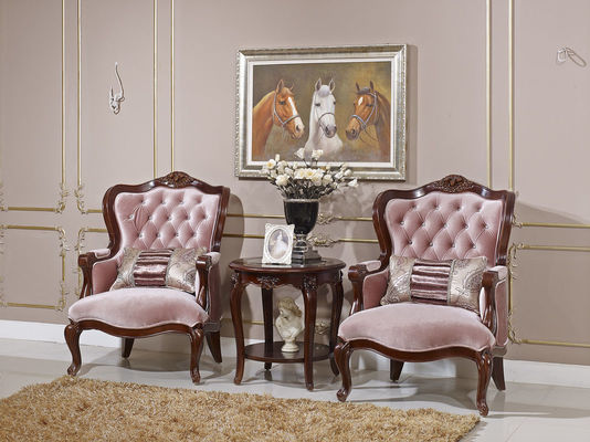 Sedie di legno della poltrona di Azure Europe Modern Classic Leisure del carbone di Klein con i braccioli