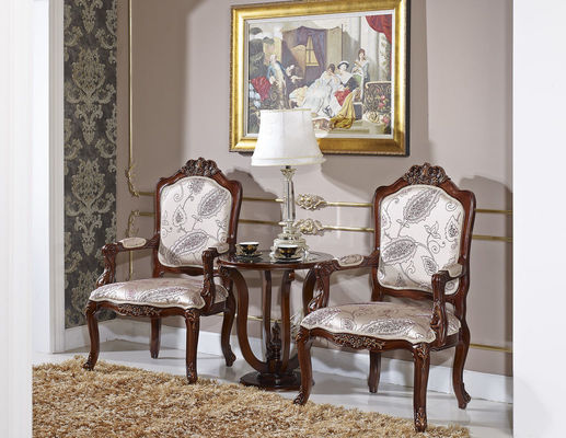 Sedie di legno della poltrona di Azure Europe Modern Classic Leisure del carbone di Klein con i braccioli