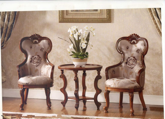 Sedie di legno della poltrona di Azure Europe Modern Classic Leisure del carbone di Klein con i braccioli