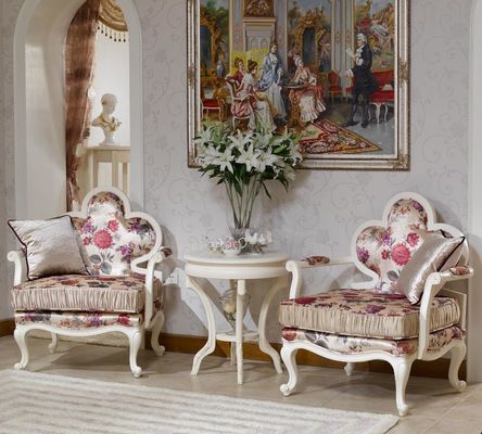 Poltrona di tela del velluto di svago di Champagne Modern Living Room Chair della ciniglia del ODM