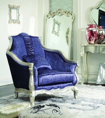 Cad 3D mobilia di lusso 3 2 blu moderni del salone di 3 pezzi 1 velluto Sofa Sets di Seater
