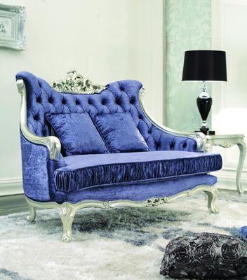 Cad 3D mobilia di lusso 3 2 blu moderni del salone di 3 pezzi 1 velluto Sofa Sets di Seater