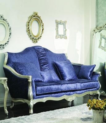 Cad 3D mobilia di lusso 3 2 blu moderni del salone di 3 pezzi 1 velluto Sofa Sets di Seater