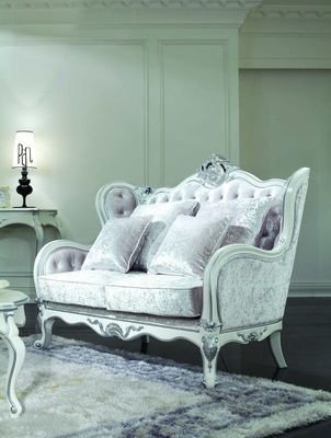 Velluto Chesterfield Sofa Set di 3 Seat