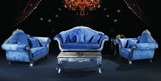 Insieme nordico della mobilia di Blue Velvet