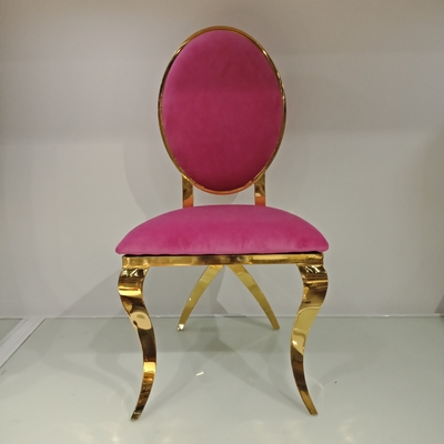 Sedia elegante di evento di nozze del velluto del classico assortito di colore